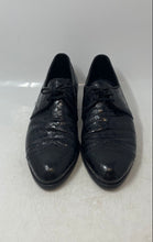 Load image into Gallery viewer, Johnston &amp; Murphy Mens Black Leather Lace-Up Low Top Oxford Dress Shoes Size 8
