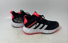 Load image into Gallery viewer, Adidas Kids Own The Game 2.0 GZ3379 Black Orange Lace-Up Sneakers Shoes Size 5
