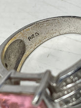 Load image into Gallery viewer, Women's Silver Tone With Stones Ring Size 6.75 Weight 7.4g (NCL)
