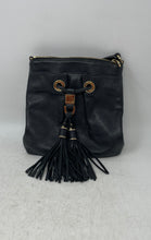 Load image into Gallery viewer, Michael Kors Womens Black Pebbled Leather Zipper Adjustable Crossbody Bag
