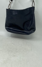 Load image into Gallery viewer, Gianni Chiarini Womens Blue Leather Inner Zipped Pocket Shoulder Handbag
