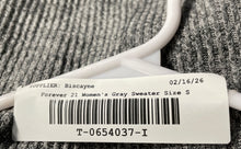 Load image into Gallery viewer, Forever 21 Womens Gray V-Neck Long Sleeve Ribbed Lounge One-Piece Romper Size S
