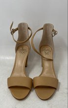 Load image into Gallery viewer, Vince Camuto Womens Corlina Beige Leather High Heel Ankle Strap Sandals Size 6M
