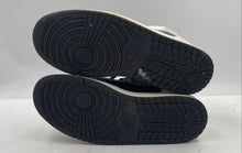 Load image into Gallery viewer, Authentic Nike Mens Air Jordan 1 Mid Black White Sneaker Shoes Size 10.5 Stained
