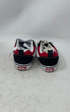 Load image into Gallery viewer, Vans Kids Knu Skool Red Black White Lace-Up Sneakers Shoes Size 2.5
