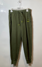 Load image into Gallery viewer, Psycho Bunny Mens Green Cotton Pockets Drawstring Jogger Pants Size XS
