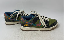 Load image into Gallery viewer, Nike Womens Dunk Low DO2160-335 Green Blue Leather Lace-Up Sneaker Shoes Size 8
