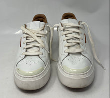 Load image into Gallery viewer, Authentic Tory Burch Womens Ladybug White Leather Sneaker Shoes Size 8.5 M Worn

