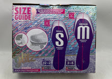 Load image into Gallery viewer, Crazy Womens White Glitter Sparkle Roller Skates Small 4 Size Adjustable
