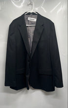 Load image into Gallery viewer, Haggar H26 Mens Black Long Sleeve Notch Lapel Two-Button Blazer Size 48R
