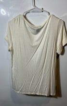 Load image into Gallery viewer, INC International Concepts Womens Beige Striped Scoop Neck Blouse Top Size L
