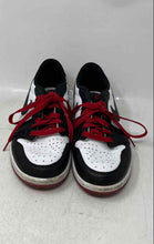 Load image into Gallery viewer, Nike Mens Jordan 1 Retro Low OG Black White Red Lace-Up Sneaker Shoes Size 8.5
