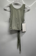 Load image into Gallery viewer, Lululemon Womens Green Sleeveless Tie Front Wrap Tank Top Size 2 With Tag
