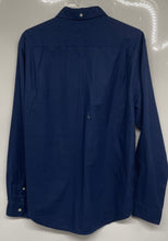 Load image into Gallery viewer, Tommy Hilfiger Mens White Blue Floral Custom Fit Button-Up Shirt Size L
