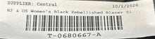 Load image into Gallery viewer, B2 &amp; US By Marx &amp; John Womens Black Open Front Embellished Jacket Size Large
