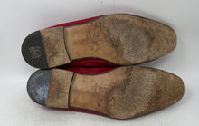 Load image into Gallery viewer, Mark Chris Mens Inferno Red Leather Slip-On Loafer Shoes Size EUR 46
