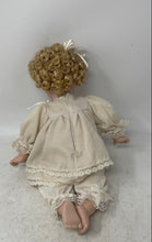 Load image into Gallery viewer, Colony Crafted Blonde Curly Hair And Blue Eyes Bisque Porcelain Doll
