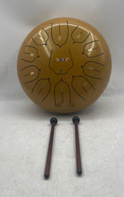 Load image into Gallery viewer, Lomuty Yellow Percussion Instrument Steel Tongue Drum w/ Mallets And Carry Bag
