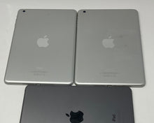 Load image into Gallery viewer, Lot Of 3 Pcs Apple iPad mini A1432 Silver Gray iOS Tablets Not Tested For Parts
