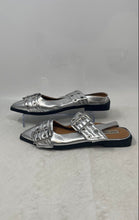 Load image into Gallery viewer, Steve Madden Womens Graya Silver Pointed Toe Slingback Sandals Size 8.5M
