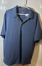 Load image into Gallery viewer, Van Heusen Mens Blue Heather Short Sleeve Classic Fit Polo Shirt Size XXL
