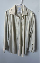 Load image into Gallery viewer, Brooks Brothers Mens Yellow Check Long Sleeve Spread Collar Dress Shirt Sz 17-34
