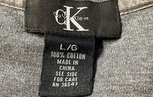 Load image into Gallery viewer, Calvin Klein Mens Gray Cotton Short Sleeve Button Front Polo Shirt Size L/G
