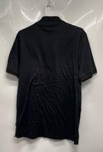 Load image into Gallery viewer, Hugo Boss Mens Black Short Sleeve Collared Front Quarter Zip Polo Shirt Size L
