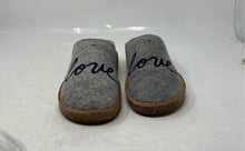 Load image into Gallery viewer, ED Ellen DeGeneres Womens Tillie Gray Boiled Wool Slip-On Slippers Size 7M
