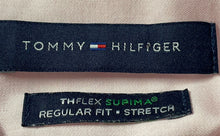 Load image into Gallery viewer, Tommy Hilfiger Mens Light Pink THFlex Supima Long Sleeve Dress Shirt Sz 16 34/35
