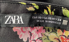 Load image into Gallery viewer, Zara Womens Multicolor Floral Spaghetti Strap V-Neck Long Maxi Dress Size XS

