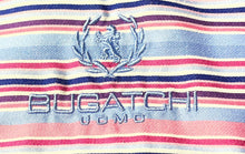 Load image into Gallery viewer, Bugatchi Uomo Mens Multicolor Striped Long Sleeve Collared Button-Up Shirt Sz L
