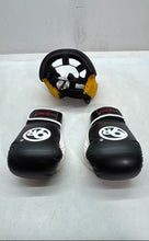 Load image into Gallery viewer, Pair Of 9Round Unisex Adults Black Padded Boxing Sporting Gloves Equipment
