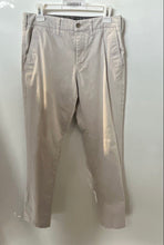 Load image into Gallery viewer, Express Mens Beige Slash Pockets Button Front Belt Loops Chino Pants Size 30X32
