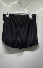 Load image into Gallery viewer, Adidas Womens Black 3-Stripes Elastic Waist Pull-On Athletic Shorts Size M
