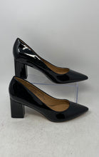 Load image into Gallery viewer, Abound Womens Audry Black Pointed Toe Slip-On Block Pump Heels Size 11M
