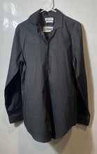 Load image into Gallery viewer, Calvin Klein Mens Gray Slim Fit Stretch Collared Dress Shirt Size 15 1/2
