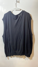 Load image into Gallery viewer, Oscar De La Renta Mens Black Sleeveless V-Neck Pullover Vest Sweater Size 3X
