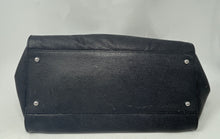Load image into Gallery viewer, Authentic Lauren Ralph Lauren Womens Black Double Handle Tote Handbag Damaged
