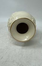 Load image into Gallery viewer, Lenox Ivory Ceramic Home Decor Floral Embossed Flower Vase Collectible
