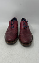 Load image into Gallery viewer, Cole Haan Mens Red Leather Lace-Up Formal Brogue Dress Shoes Size 8 M
