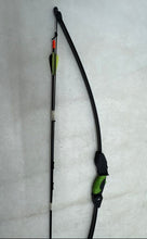 Load image into Gallery viewer, Barnett Lil' Sioux S1OUX Black Green Recurve Compound Archery Bow
