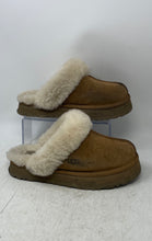 Load image into Gallery viewer, UGG Womens Disquette Brown Suede Closed Toe Slip-On Mule Slippers Size 10
