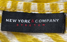 Load image into Gallery viewer, New York &amp; Company Womens Yellow Print Sleeveless Stretch Short Mini Dress Sz XS
