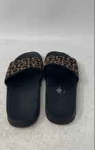 Load image into Gallery viewer, Guess Womens Brown Black Open Toe Slip-On Slide Sandals Size 7M
