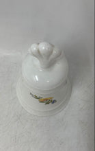 Load image into Gallery viewer, Antique Aynsley The Danbury Mint White Floral Print Collectible Porcelain Bell
