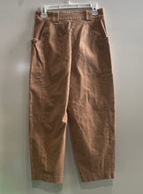 Load image into Gallery viewer, Express Womens Brown Flat Front Straight Leg Casual Carpenter Pants Size 6
