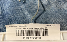 Load image into Gallery viewer, Diesel Mens Blue Denim Medium Wash Distressed Pockets Straight Leg Jeans Size 30
