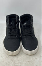 Load image into Gallery viewer, Puma Womens Carina Mid 373233-07 Black White Lace-Up Sneaker Shoes Size 8
