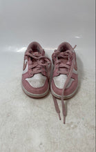 Load image into Gallery viewer, Nike Kids Dunk Low HV0930-100 Pink And White Leather Sneakers Shoes Size 12C
